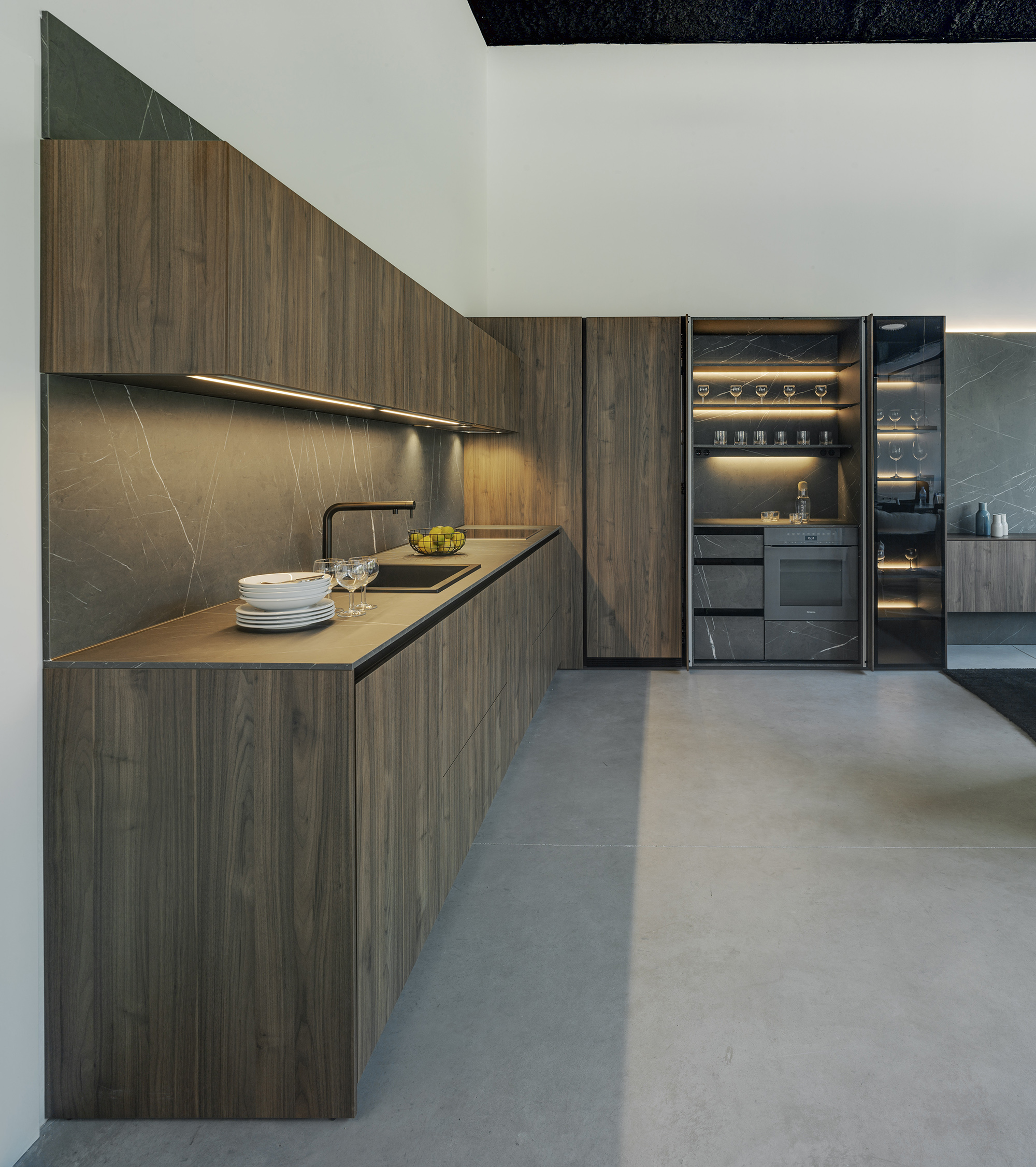 Una cocina elegante, funcional y actual