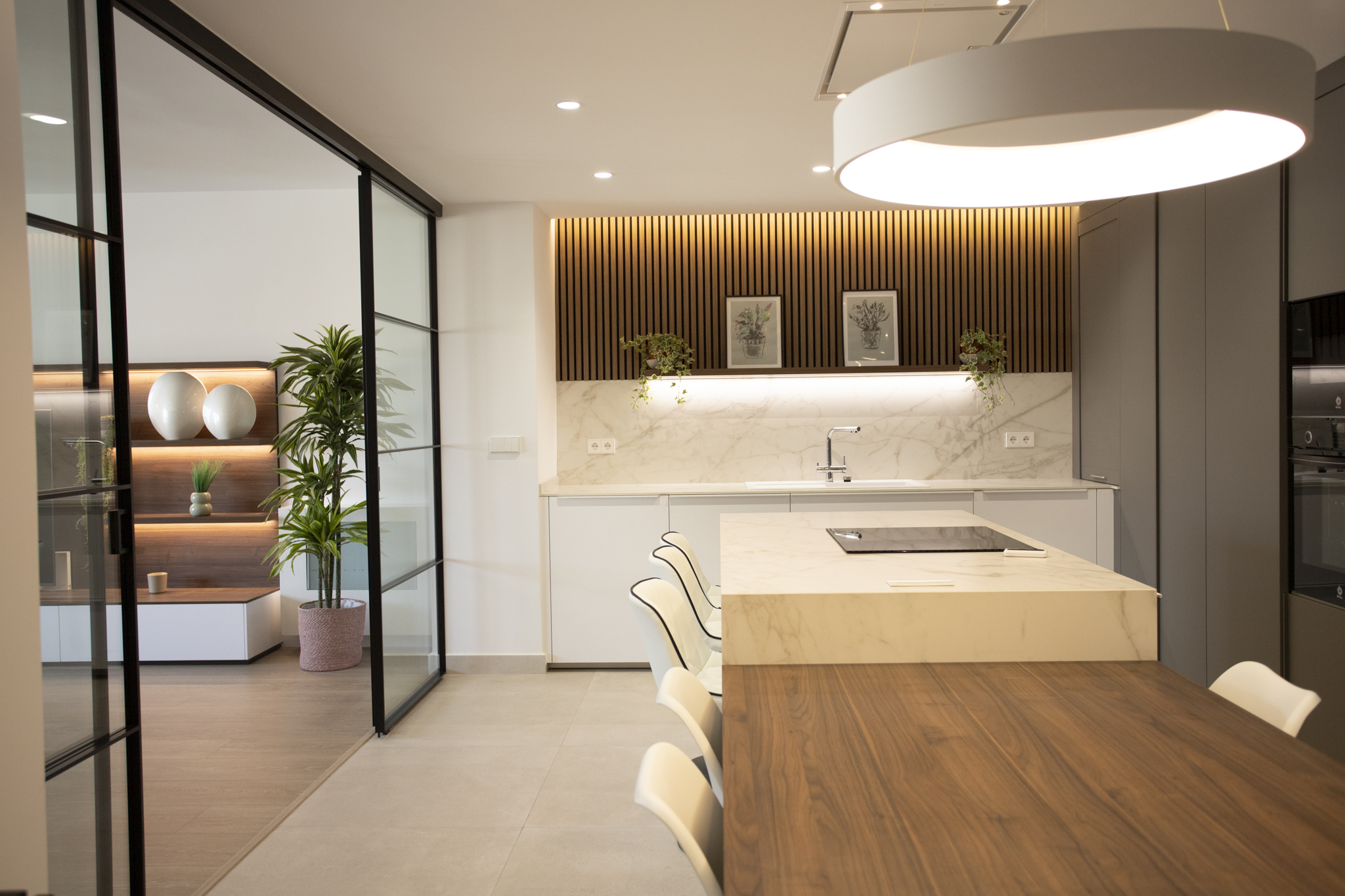 Cocina y Salón, integrados en un mismo espacio