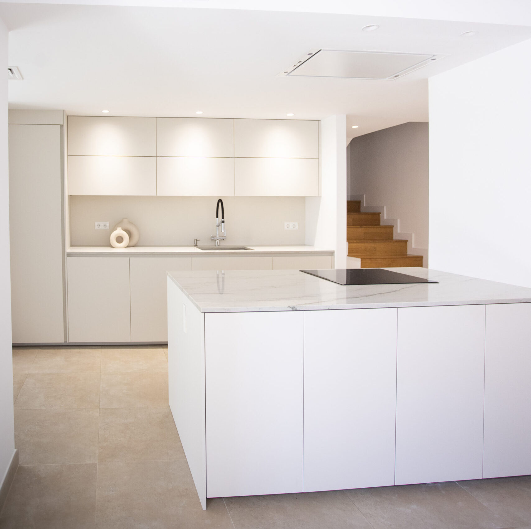 Una cocina funcional, que aporta serenidad